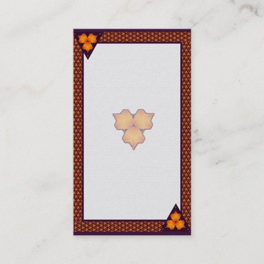 Tropische Floral Visitekaartje (Voorkant)