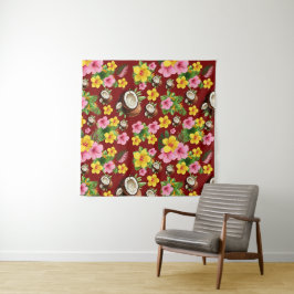 Tropische Floral Wandkleed