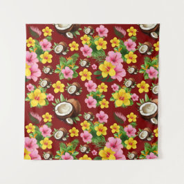 Tropische Floral Wandkleed