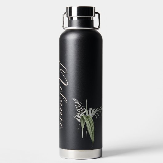 Tropische Floral Waterfles (Achterkant)