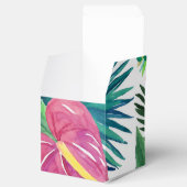 Tropische Floral Waterverf printdozen Bedankdoosjes (Geopend)