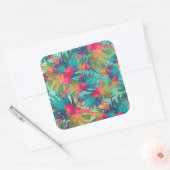 Tropische Floral Waterverf Sticker Seal (Envelop)