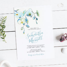 Tropische Floral Waterverf Weddenschap Stationery