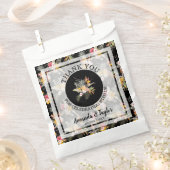 Tropische Floral Weddenschap Bedankt Bedankzakje (Geknipt)