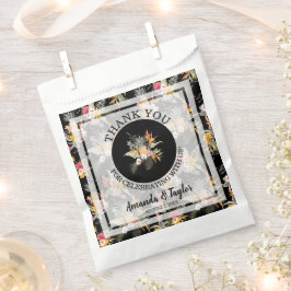 Tropische Floral Weddenschap Bedankt Bedankzakje