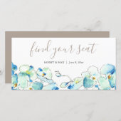 Tropische Floral Weddenschap Zoek je zitje (Voorkant / Achterkant)