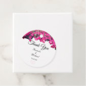 Tropische Floral Wedding Bedankjes Labels (In situ)