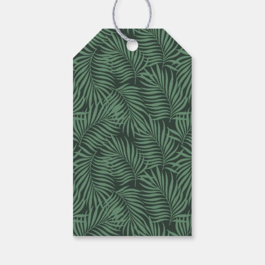 Tropische Floral Wedding Bedankt ID475 Cadeaulabel (Achterkant)