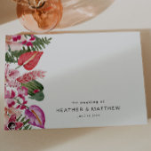 Tropische Floral Wedding Gastenboek