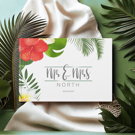 Tropische Floral Wedding ID475 Gastenboek