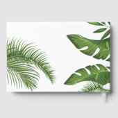 Tropische Floral Wedding ID475 Gastenboek (Achterkant)