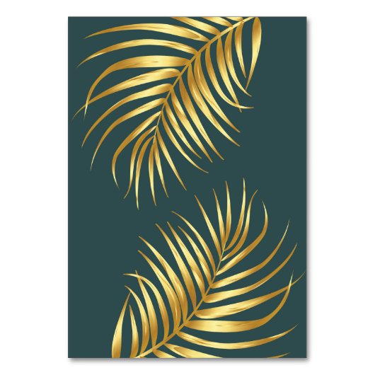 Tropische Floral Wedding Kaart (Achterkant)