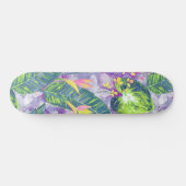 Tropische florale, botanisch persoonlijk skateboard (Horizontaal)