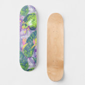 Tropische florale, botanisch persoonlijk skateboard (Voorkant)