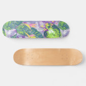 Tropische florale, botanisch persoonlijk skateboard (Horizontaal)