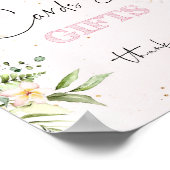 Tropische florale safari's Kaarten en geschenken Poster (Hoek)