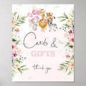 Tropische florale safari's Kaarten en geschenken Poster (Voorkant)