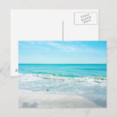 Tropische Florida Beach Sand Ocean Waves Sandpiper Briefkaart (Voorkant / Achterkant)