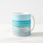 Tropische Florida Beach Sand Ocean Waves Sandpiper Koffiemok (Voorkant rechts)