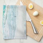 Tropische Florida Beach Sand Ocean Waves Sandpiper Theedoek (Quarter Fold)