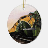 Tropische Florida locomotief Keramisch Ornament (Links)