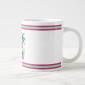 Tropische/Florida roze flamingo Grote Koffiekop (Rechts)