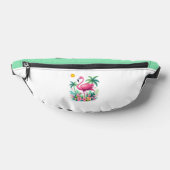 Tropische/Florida roze flamingo Heuptasje (Liggend)