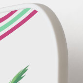 Tropische/Florida roze flamingo Pickleball Paddle (Links Detail)