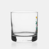 Tropische/Florida roze flamingo Whisky Glas (Links)