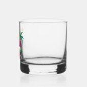 Tropische/Florida roze flamingo Whisky Glas (Rechts)