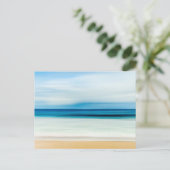 Tropische Florida Sandy Beach, Ocean & Waves Briefkaart (Staand voorkant)