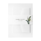 Tropische Foliage Waterverf Bruiloft Uitnodigingen Wikkel (Voorkant Voorbeeld)