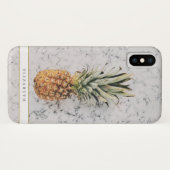 Tropische foto van Girly Pineapple Case-Mate iPhone Case (Achterkant (horizontaal))