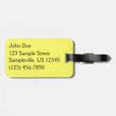 Tropische fotografie van de vogelsoort bagagelabel (Achterkant horizontaal)