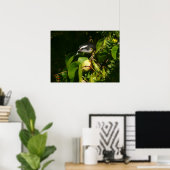 Tropische fotografie van de vogelsoort poster (Thuiskantoor)