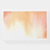 Tropische Freesia bruiloft Gastenboek (Achterkant)