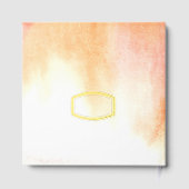 Tropische Freesia bruiloft Gastenboek (Achterkant)