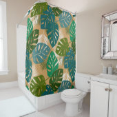 Tropische fronten en leves douchegordijn (In situ)