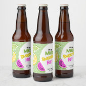 Tropische Fruit Cider en Limonade Bier Etiket (Flessen)