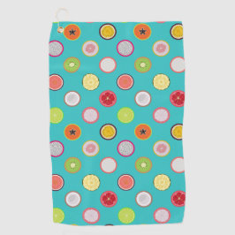 Tropische Fruit Golf Handdoek