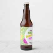 Tropische Fruit Harde Cider en Limonade Bier Etiket (Voorkant)