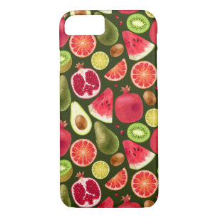 Tropische Fruit Pattern Hoesje-Mate iPhone Case