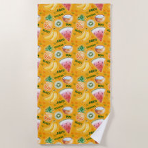Tropische Fruit Strandhanddoek