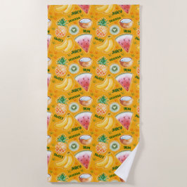 Tropische Fruit Strandhanddoek Strandlaken