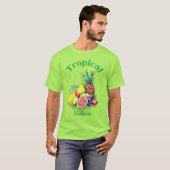 Tropische Fruitcollage T-shirt (Voorkant volledig)