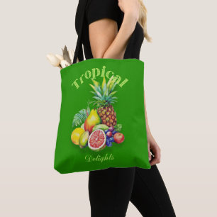 Tropische Fruitcollage Tote Bag