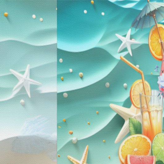 Tropische Fruitige Cocktails Meidenavondfeestje Behang (Zoom)