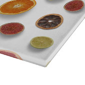 Tropische fruitmedaille snijplank (Hoek)