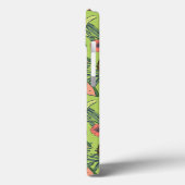 Tropische fruitschets op groen patroon Case-Mate iPhone case (Achterkant / Links)