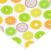 Tropische fruitstokjes, Citrus, Kiwi en Dragonfrui Korte Tafelloper (Hoek)